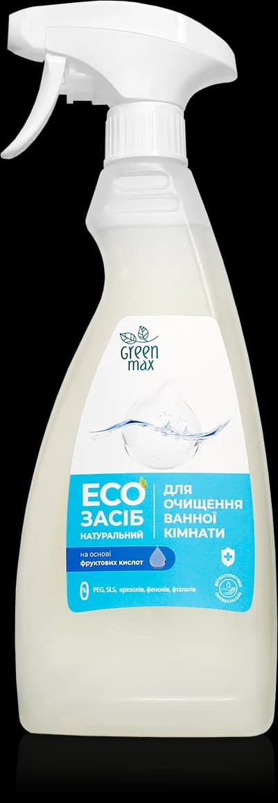 Екозасіб для очищення ванної кімнати з розпилювачем